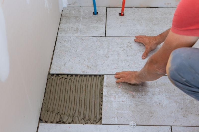 Hallway Tile Installation